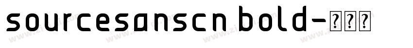 sourcesanscn bold字体转换